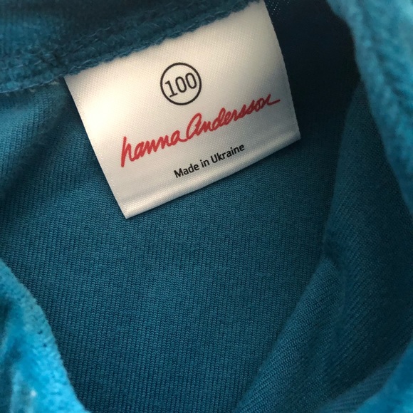 Hanna Anderson dress and tights 4/5 - Picture 3 of 3